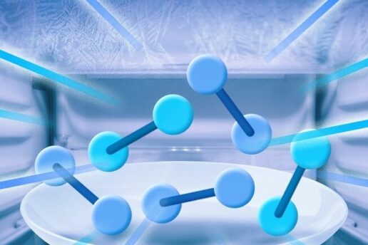 Illustration of molecules super-cooling in new 