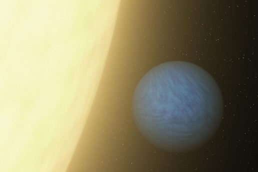 Hydrogen planet orbiting star