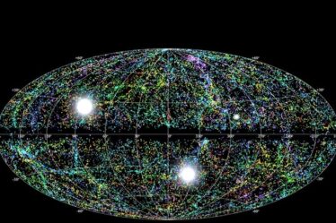 Illustration of Fast Radio Bursts (FRBs)