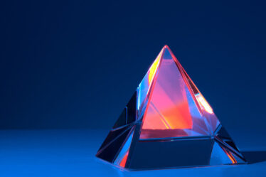 Photo of crystal pyramid