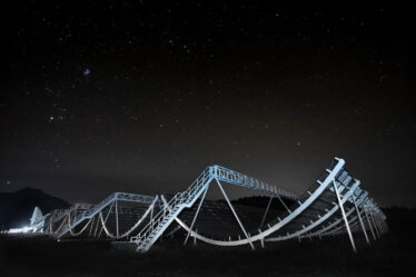 CHIME, the large radio telescope.