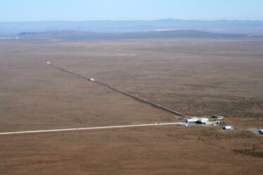 Aerial photo of LIGO facility