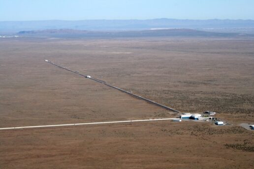 Aerial photo of LIGO facility