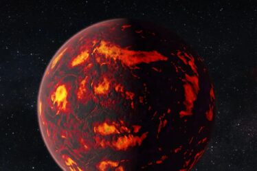 Artist’s impression of 55 Cancri e (close-up)