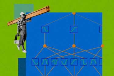 builder with a KAN diagram inset in a block